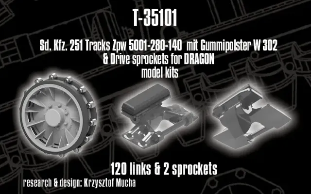 Rossagraph QuickTracks T-35101 band Sd.Kfz. 251 Dragon