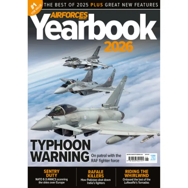 AirForces Monthly Yearbook 2026 tidning militärflyg