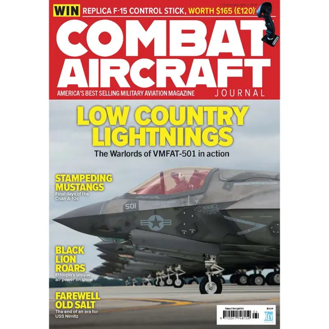 Combat Aircraft Journal april 2026 tidning stridsflyg