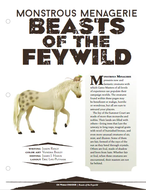 EN Publishing Beasts of the Feywild D&D 5e PDF