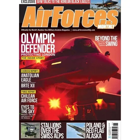 Why we love Taylor Swi AirForces Monthly september 2012 tidning