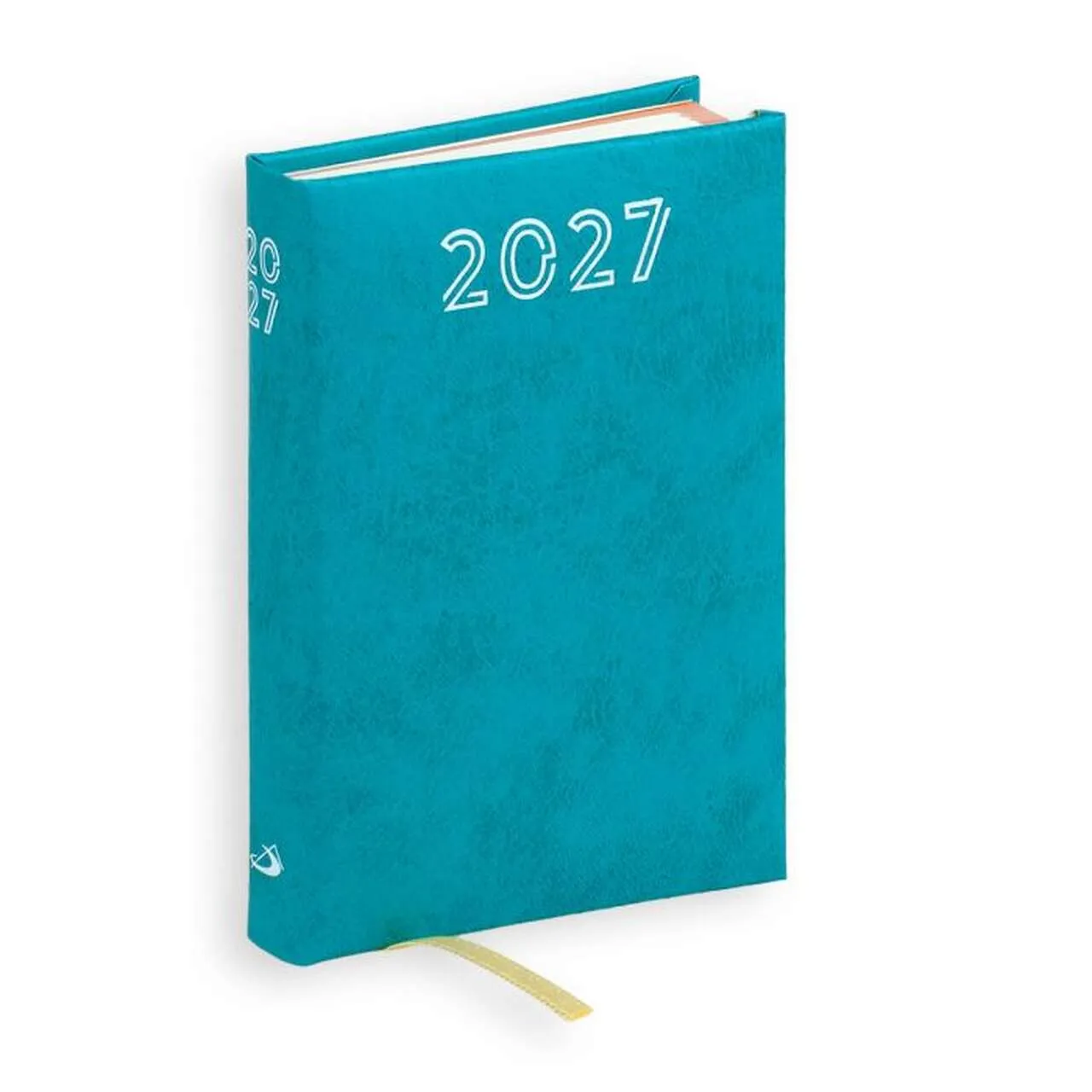 Sharon Standard B7 2027 fickkalender turkos marmor