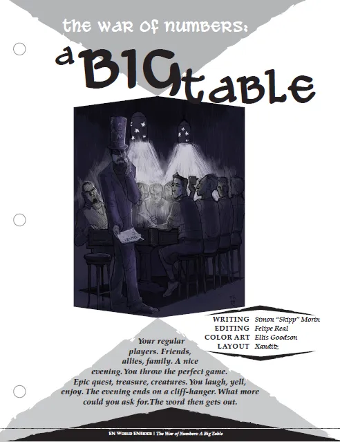 EN Publishing War of Numbers Big Table rollspel PDF storspel