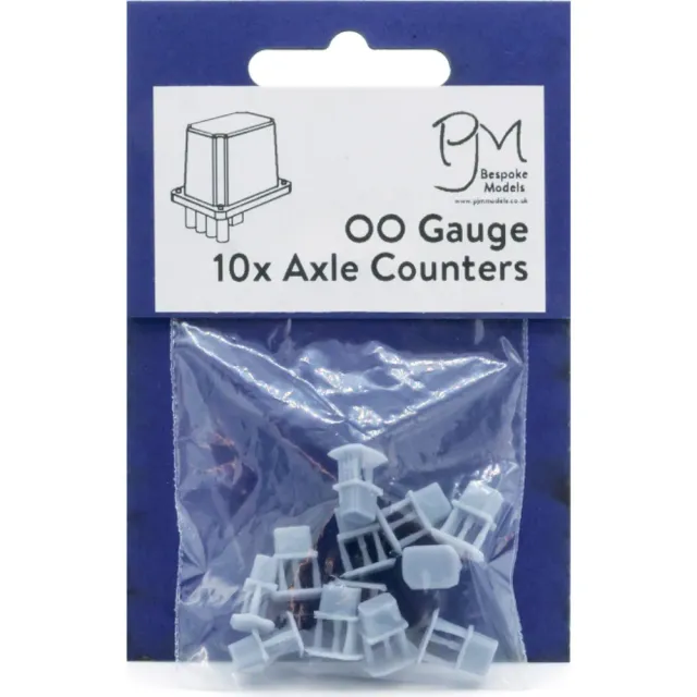 PJM Models axelräknare OO 10-pack omålad