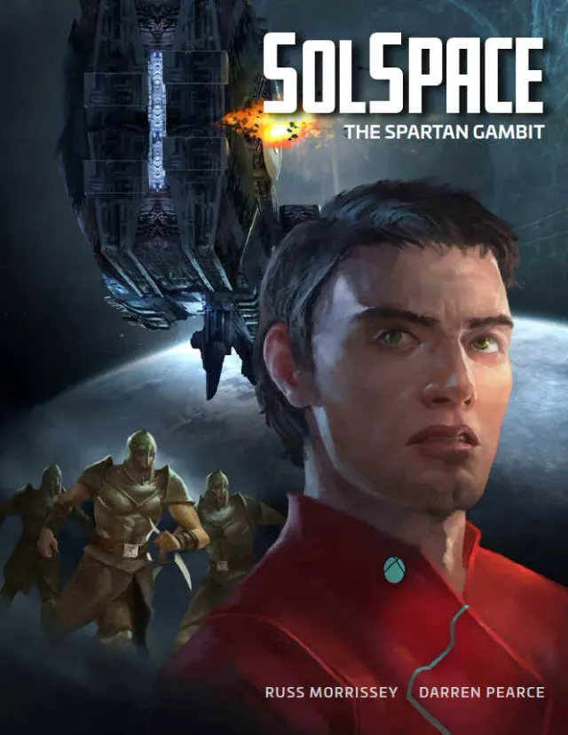 EN Publishing SolSpace Spartan Gambit äventyrsbok softcover