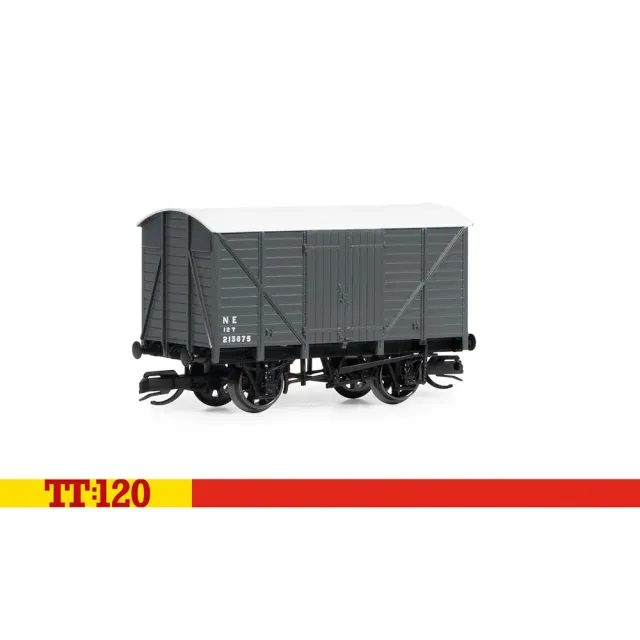 Hornby TT:120 LNER Vent Van Era 3 godsvagn 213675 grå