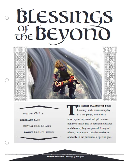 EN Publishing Blessings of the Beyond rollspel-pdf benison