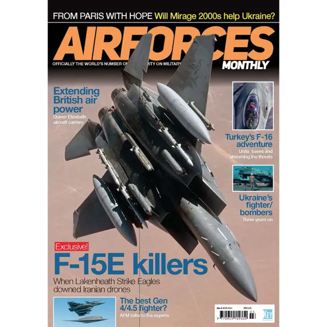 AirForces Monthly mars 2025 tidning F-15E
