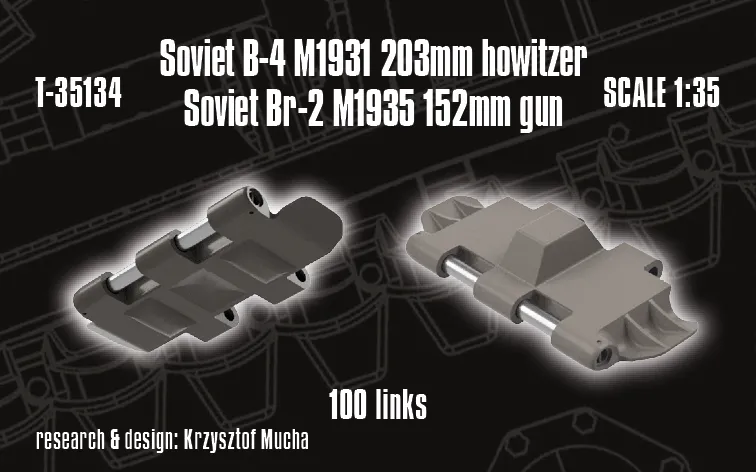 Rossagraph QuickTracks T-35134 larvband B-4 haubits resin