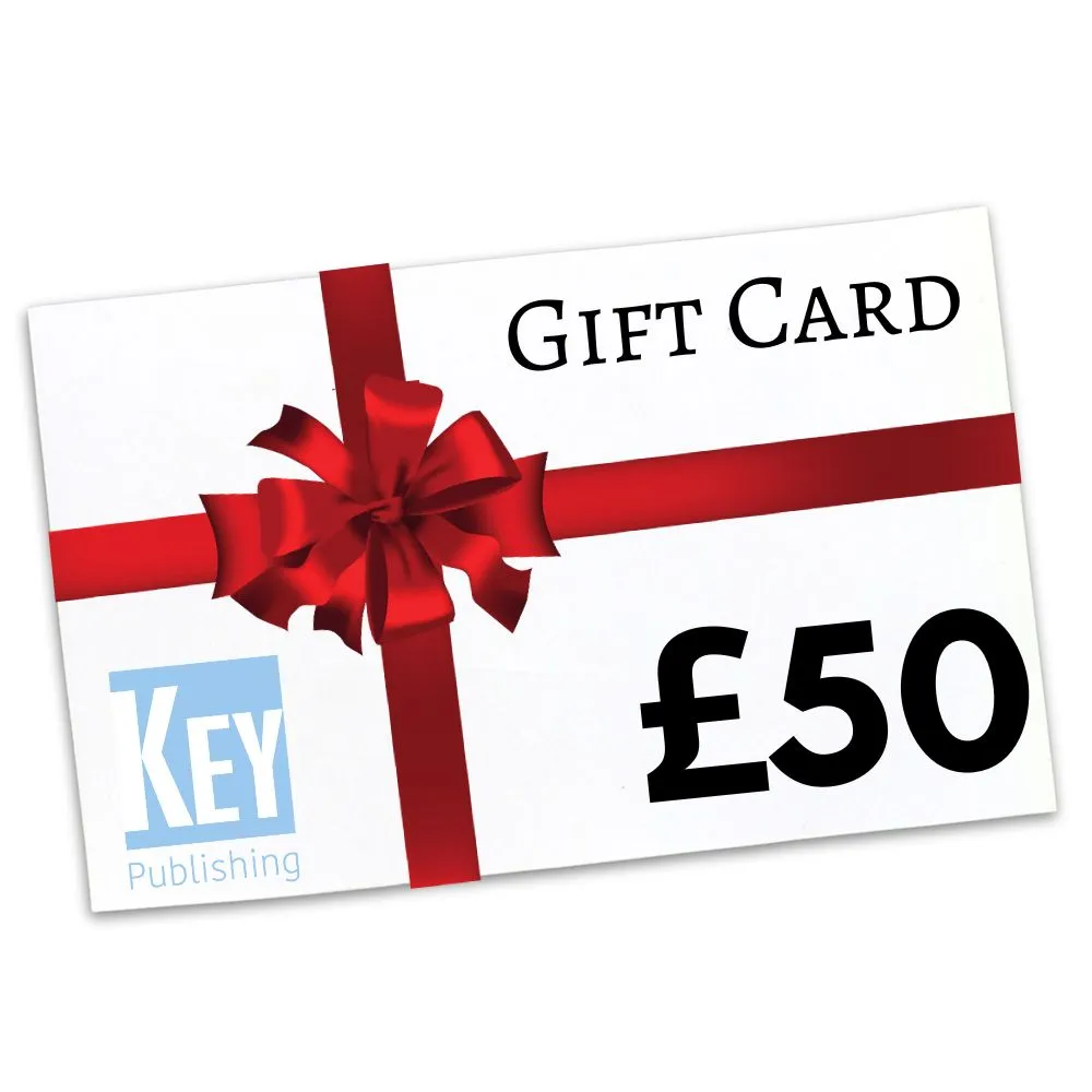 Key Publishing presentkort 10 pund flyg e-post