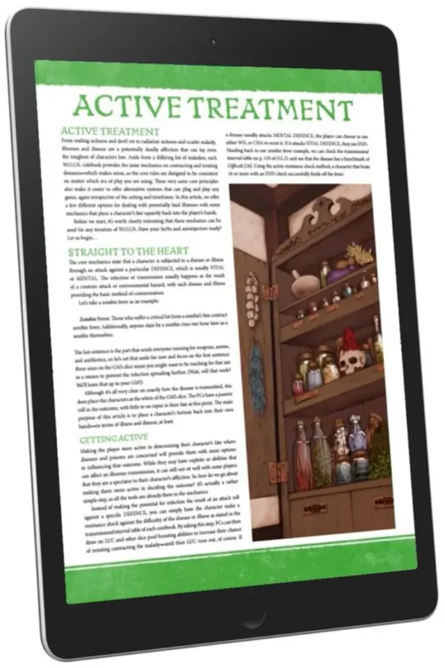 EN Publishing WOIN Active Treatment rollspel PDF