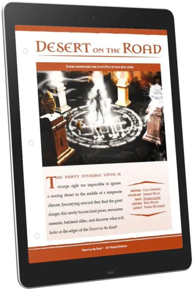 EN Publishing Desert on the Road miniäventyr PDF nivå 5-9