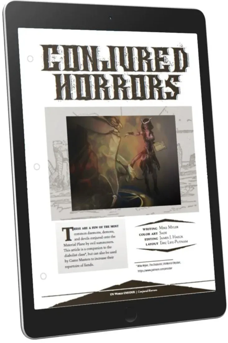 EN Publishing Conjured Horrors Diabolist rollspel PDF