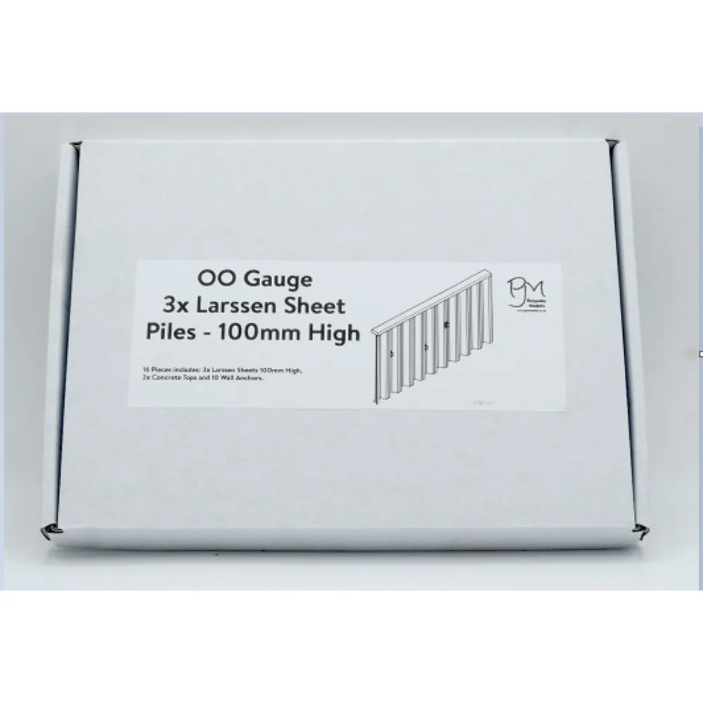 PJM Models Larssen spont 100 mm byggsats OO 3-pack