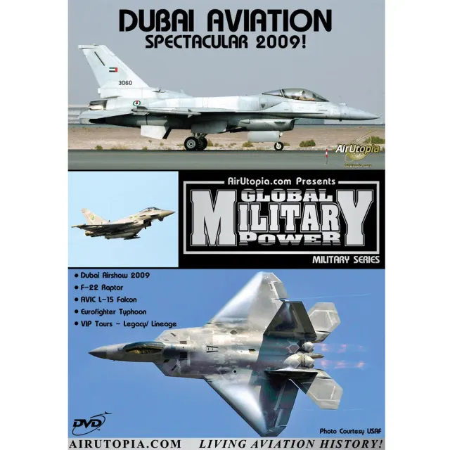 Dubai Airshow 2009 DVD flygmässa dokumentärfilm