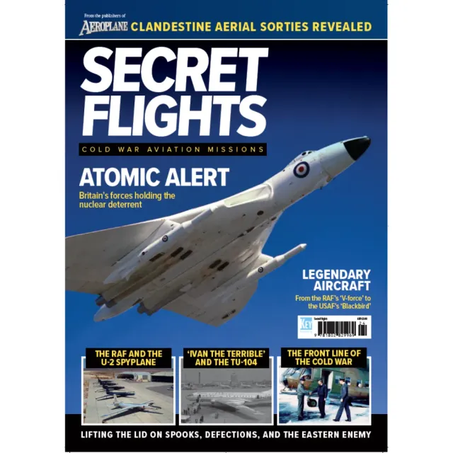 Aeroplane Secret Flights Cold War tidning 116 sidor