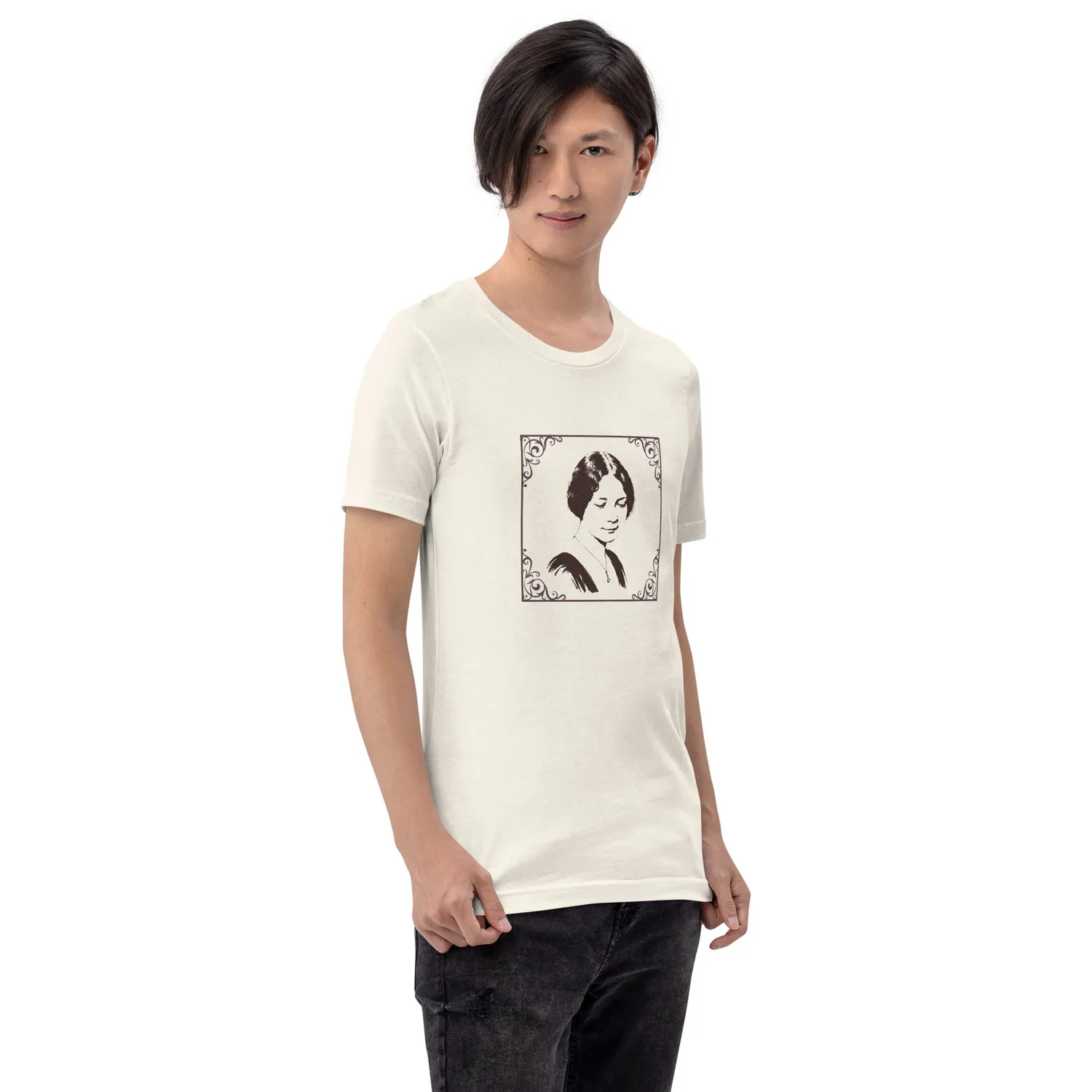 Deckarbokhandeln Dorothy Sayers T-shirt unisex bomull