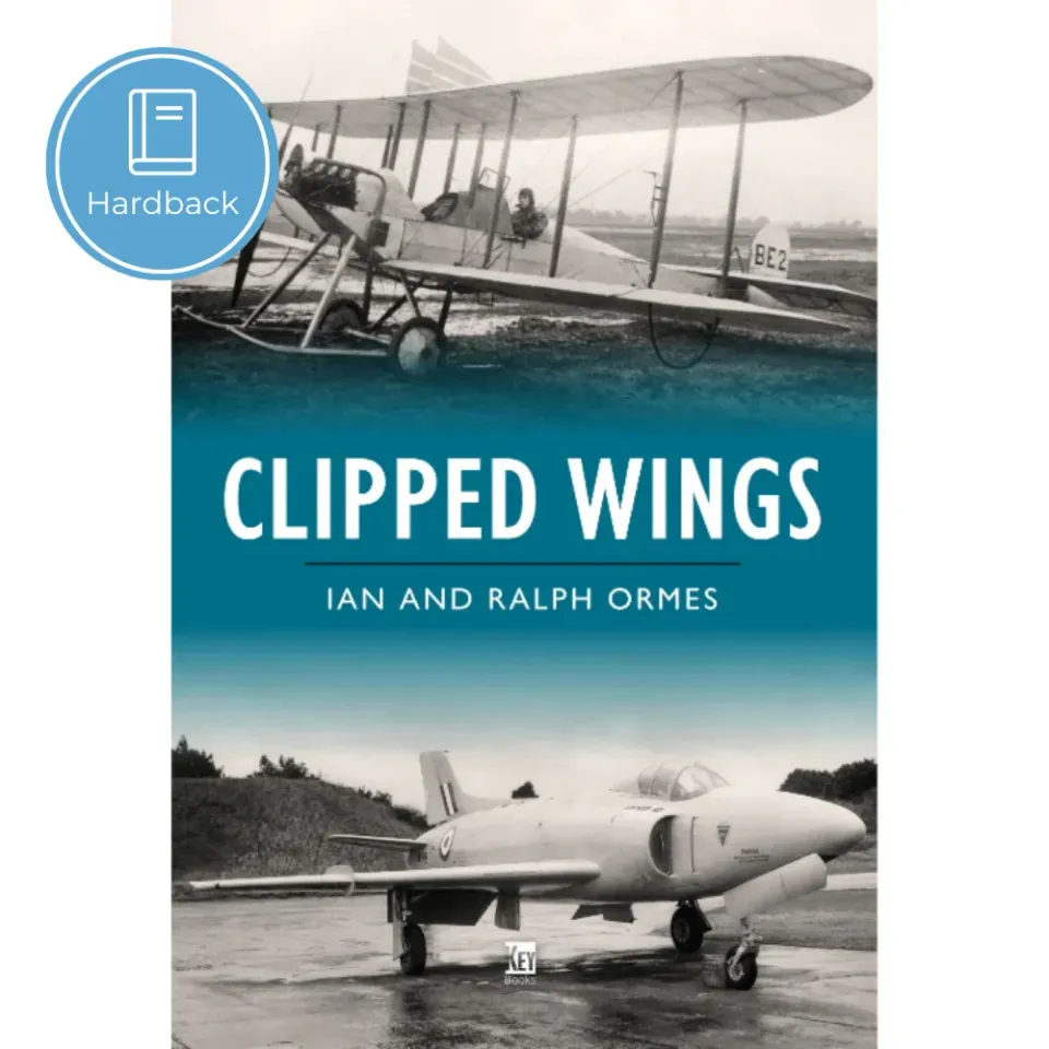 Key Books Clipped Wings tryckt bok flygplan som misslyckades
