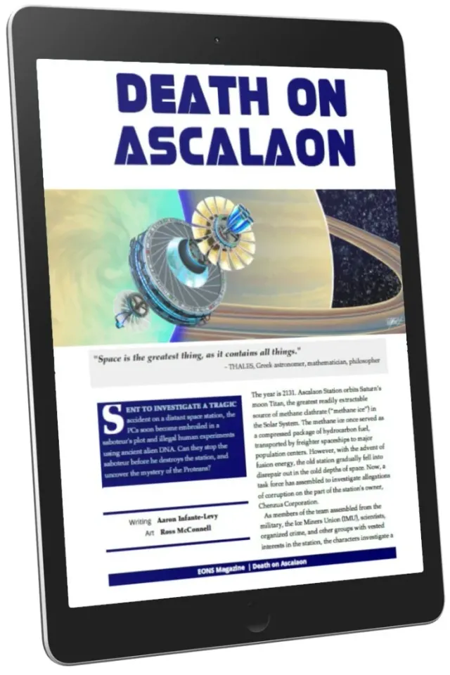 EN Publishing Death on Ascalaon rollspelsäventyr PDF WOIN