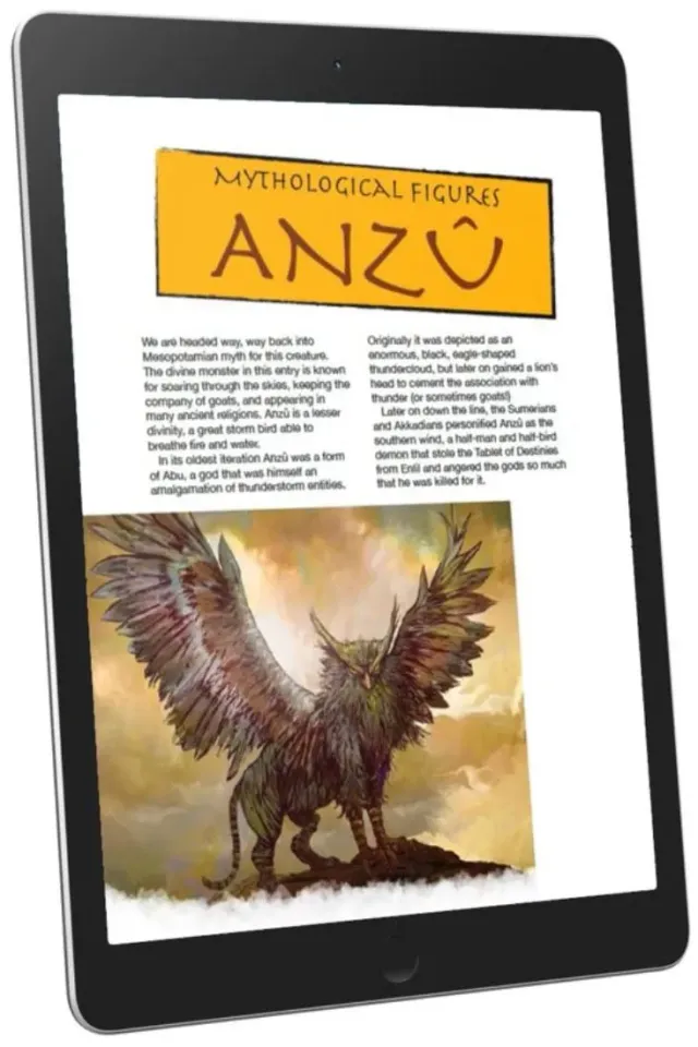 EN Publishing Anzû WOIN monster PDF vädergud