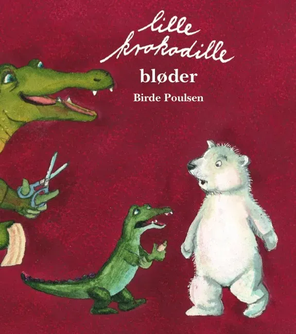 ABC Forlag Lille Krokodille bløder barnbok