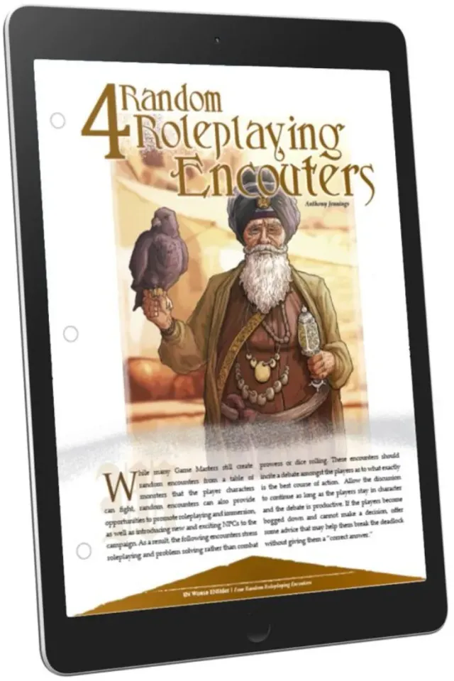 EN Publishing 4 Random Roleplaying Encounters äventyr PDF rollspel