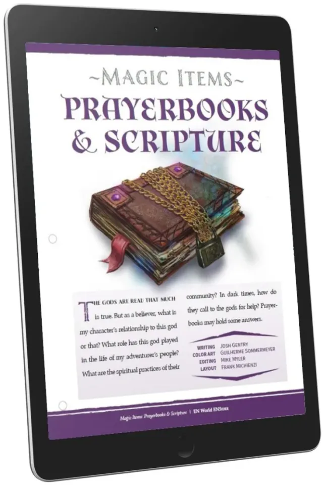 EN Publishing Magic Items Prayerbooks & Scripture pdf D&D 5e