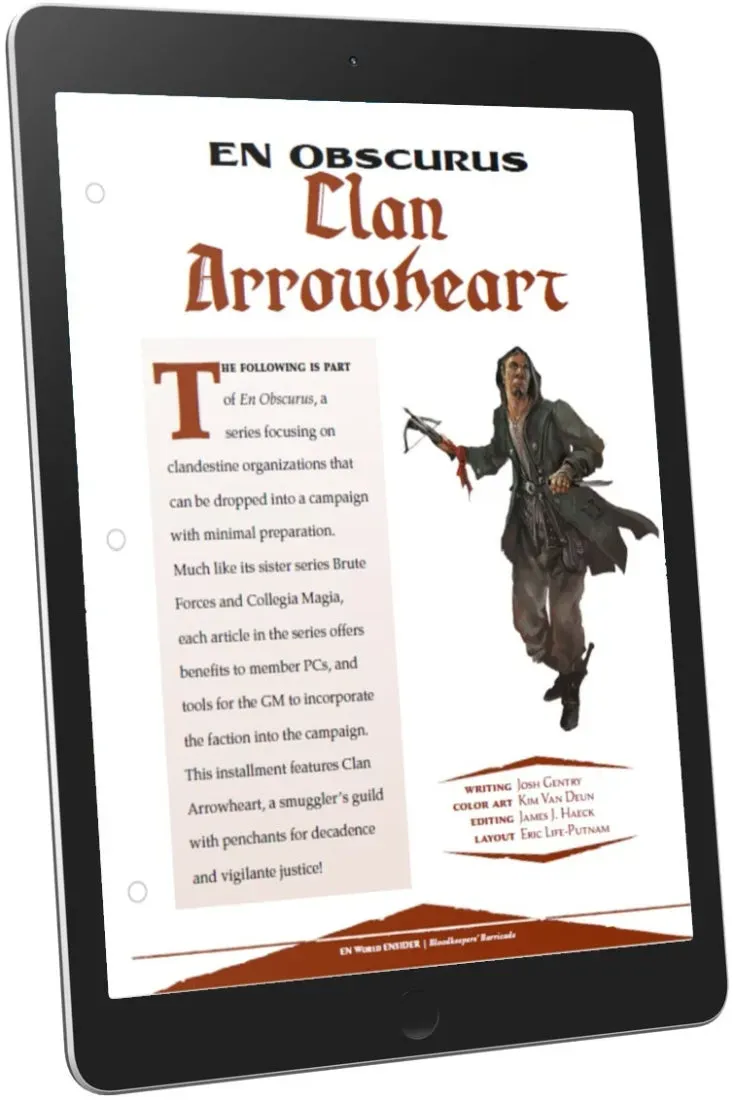 EN Publishing EN Obscurus Clan Arrowheart pdf smugglare