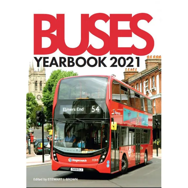 Buses Yearbook 2021 bok inbunden 128 sidor bussar
