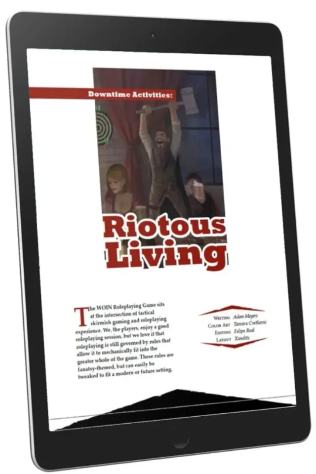 EN Publishing Riotous Living WOIN regel PDF festande