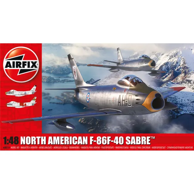 Airfix North American F-86F-40 Sabre byggsats 1/48 156 delar