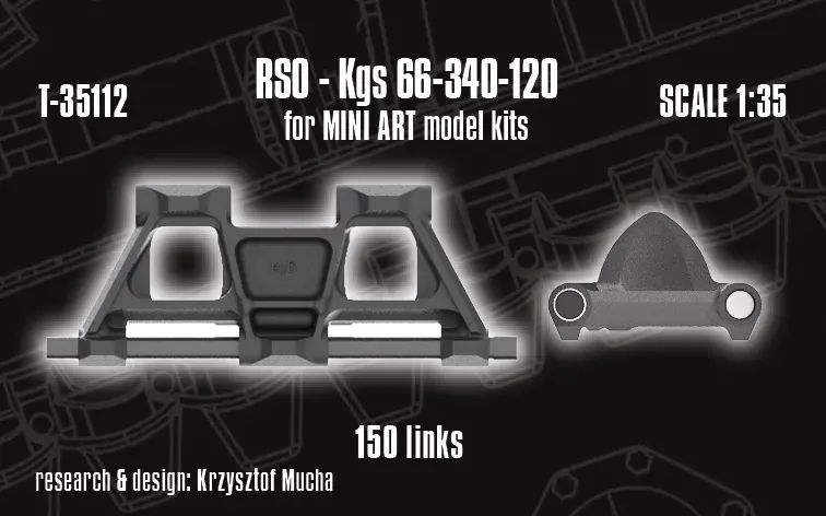 Rossagraph QuickTracks T-35112 bandlarv RSO MiniArt 1/35