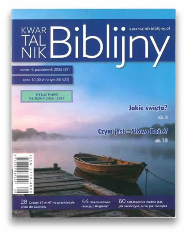 Kwartalnik Biblijny nr 4 2026 tidning oktober