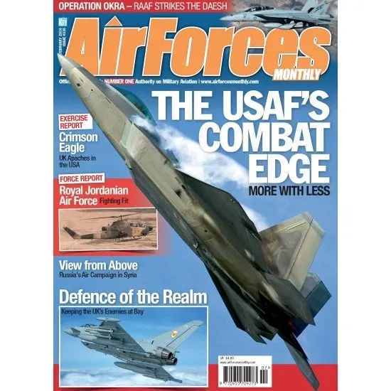 AirForces Monthly februari 2016 tidning stridsflyg