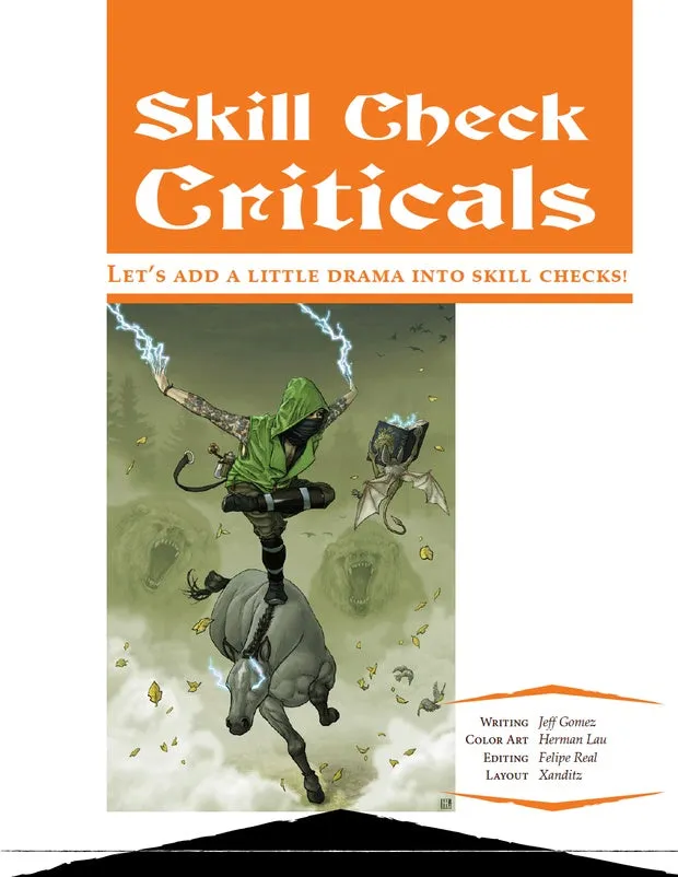 EN Publishing WOIN Skill Check Criticals regeltillägg PDF