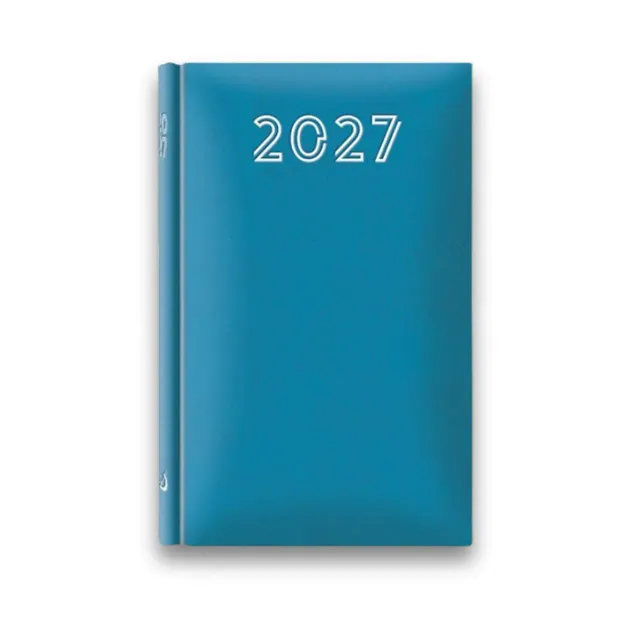 Sharon Standard B7 2027 fickkalender turkos marmor
