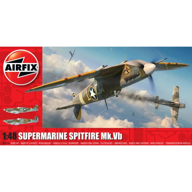 Airfix Spitfire MkVb 1:48 modellbyggsats 143 delar