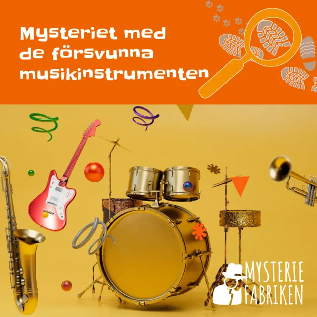 Mysteriefabriken Mysteriet med de försvunna musikinstrumenten deckargåta