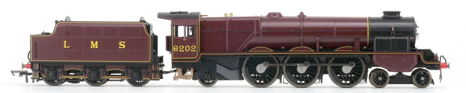 Hornby LMS Turbomotive 6202 lok OO DCC sound