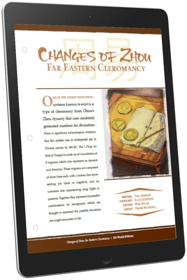 EN Publishing Changes of Zhou spådom rollspel PDF