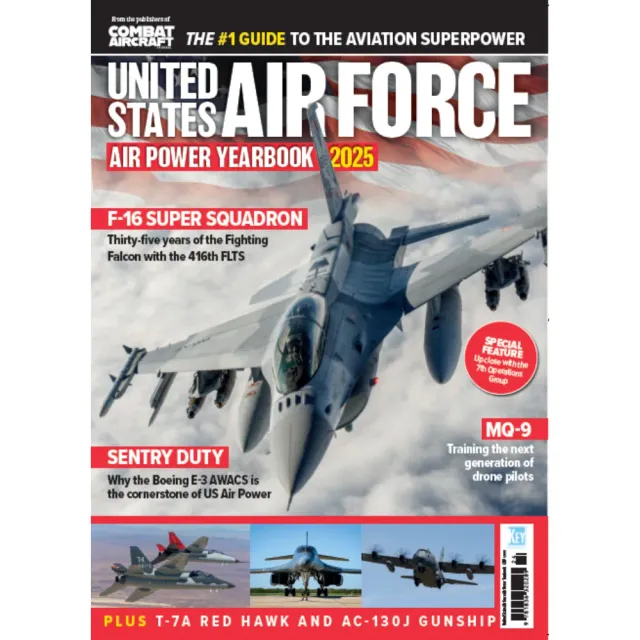 Combat Aircraft Air Power Yearbook 2025 årsbok USAF