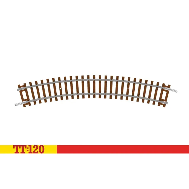 Hornby TT:120 kurvspår 1:a radie 30 grader kod 80