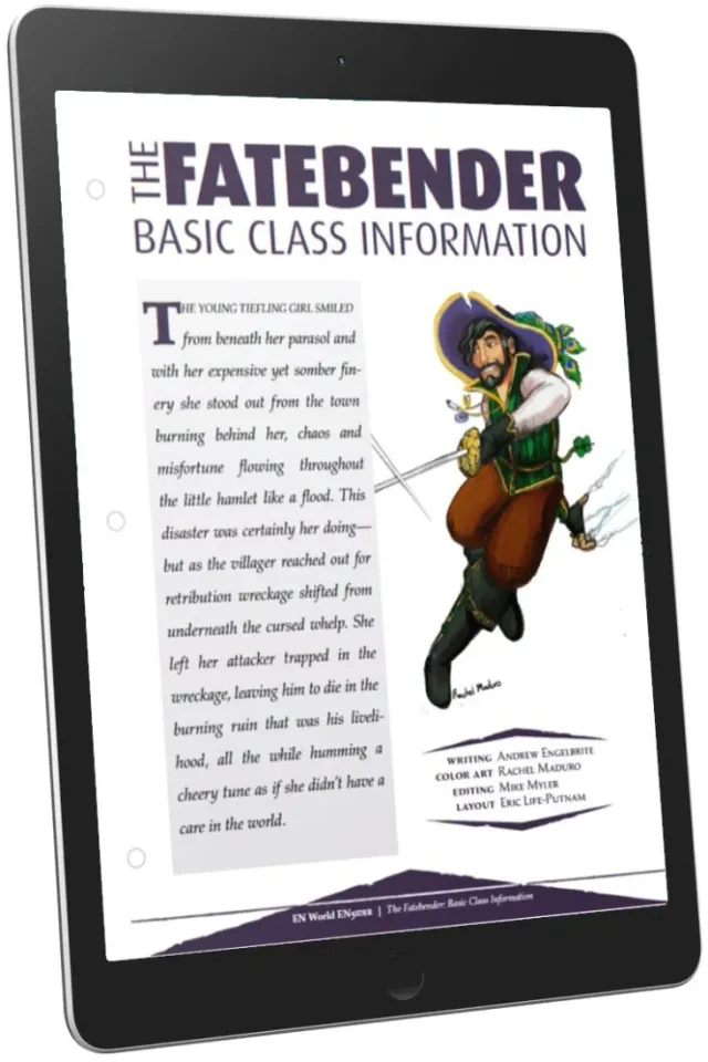 EN Publishing The Fatebender klassbok PDF D&D 5e karisma