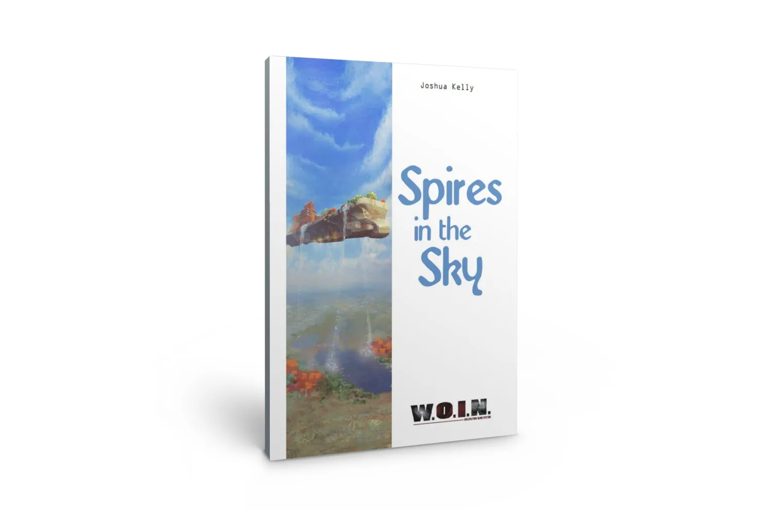 EN Publishing WOIN Spires in the Sky äventyr mjukband + PDF sci-fi
