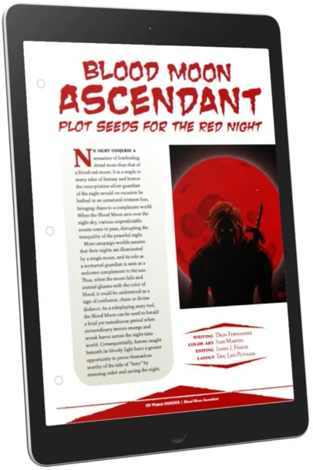 EN Publishing Blood Moon Ascendant rollspel PDF blodmåne