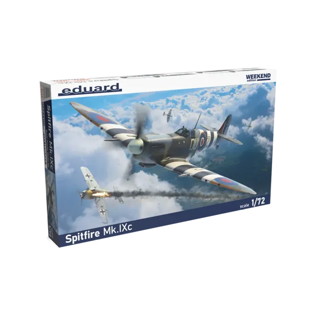 Eduard Spitfire Mk.IXc Weekend modellbyggsats 1:72 med SPACE-dekaler