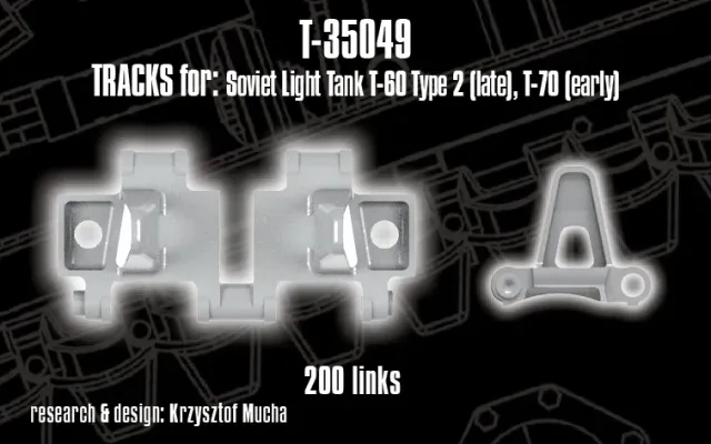 Rossagraph QuickTracks T-35049 band 1/35 T-60 T-70