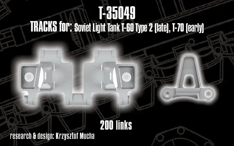 Rossagraph QuickTracks T-35049 band 1/35 T-60 T-70
