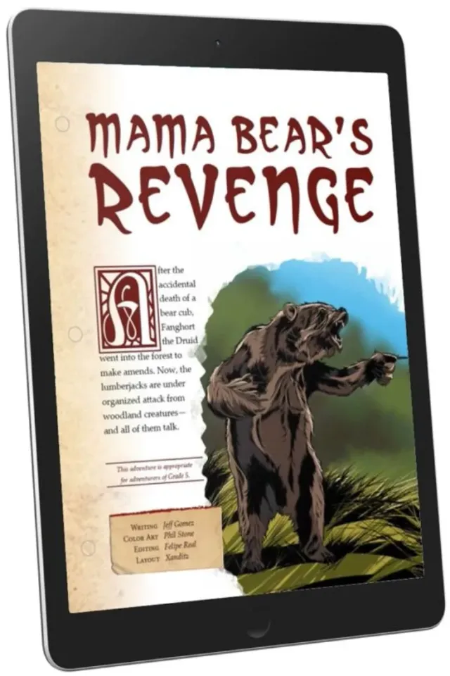 EN Publishing Mama Bear's Revenge äventyr PDF grad 5