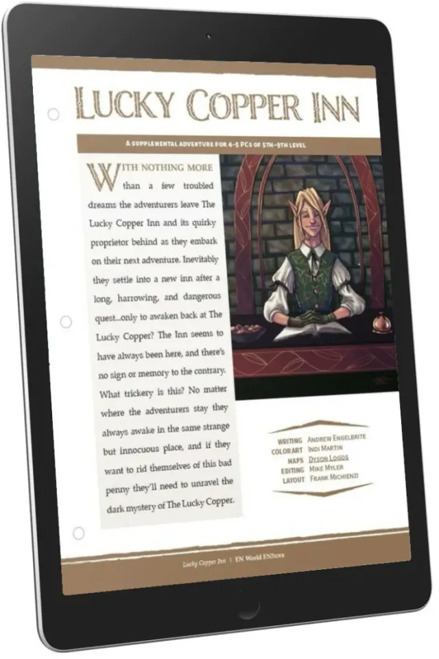 EN Publishing Lucky Copper Inn äventyr PDF nivå 5–9
